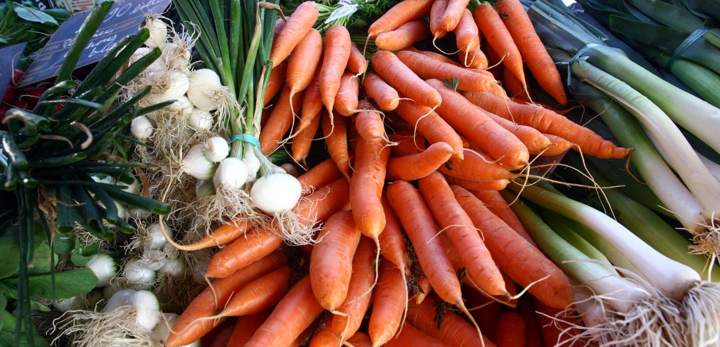 Gulerødder, porrer og forårsløg