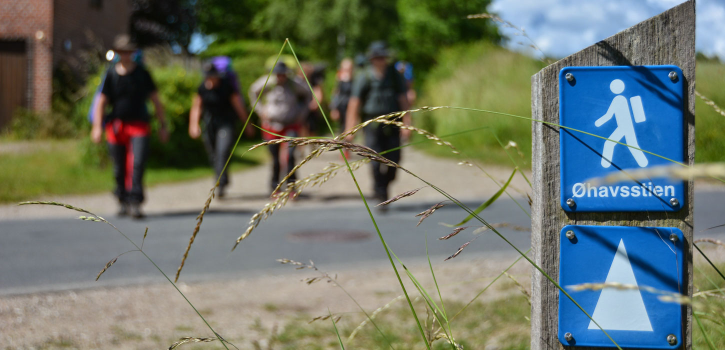 Vandring på Øhavsstien på Sydfyn