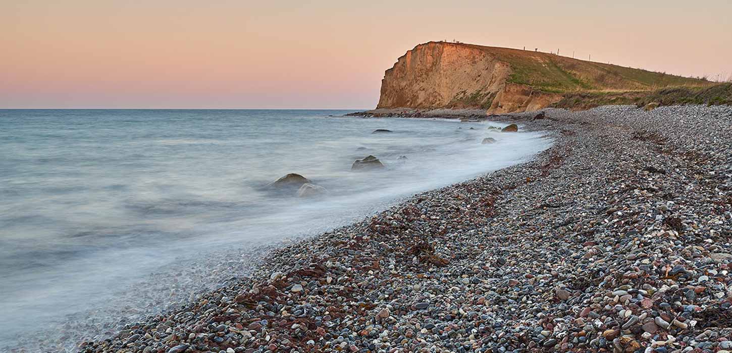 dovns klint langeland fyn natur strand hav