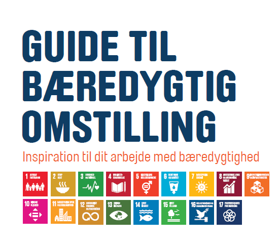 Forsiden af publikationen "Guide til bæredygtig omstilling"