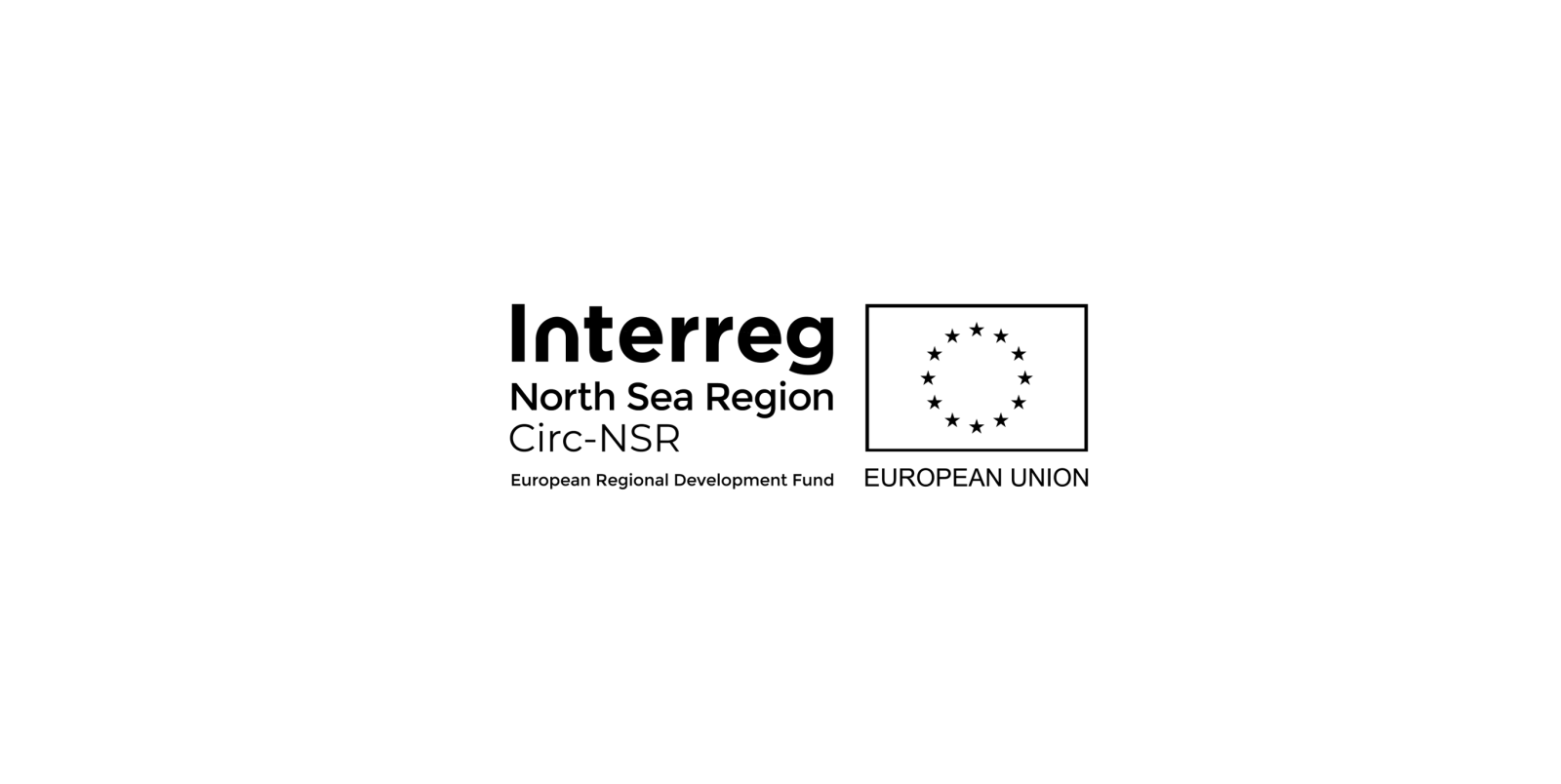 Grafik: Interreg North Sea Region Circ-NSR EU-logo