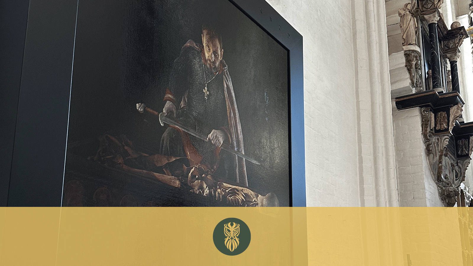 Et portræt af Vikingekongen Knud den Hellige