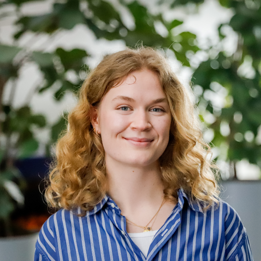 Portrætfoto af Kirstine Frank Kjær