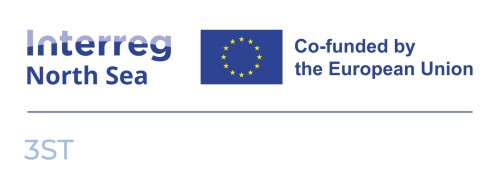 Interreg North Sea - Co-funded by the European Union 3ST-logo