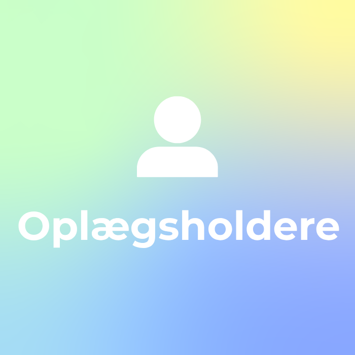 Grafik med teksten Oplægsholdere