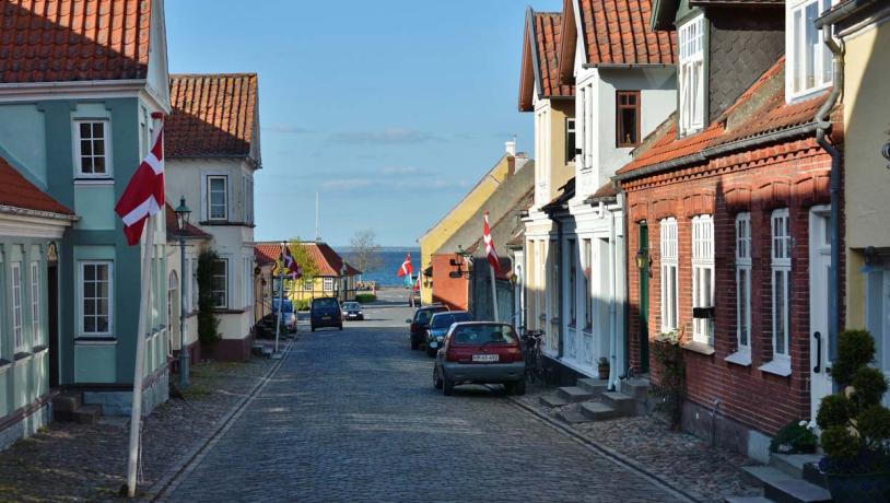 Der er flere idylliske byer på Ærø