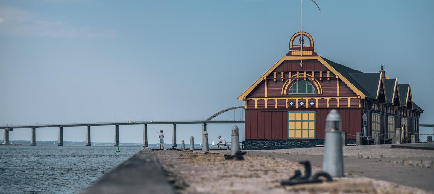 Rudkøbing havn på Langeland