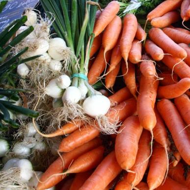 Gulerødder, porrer og forårsløg